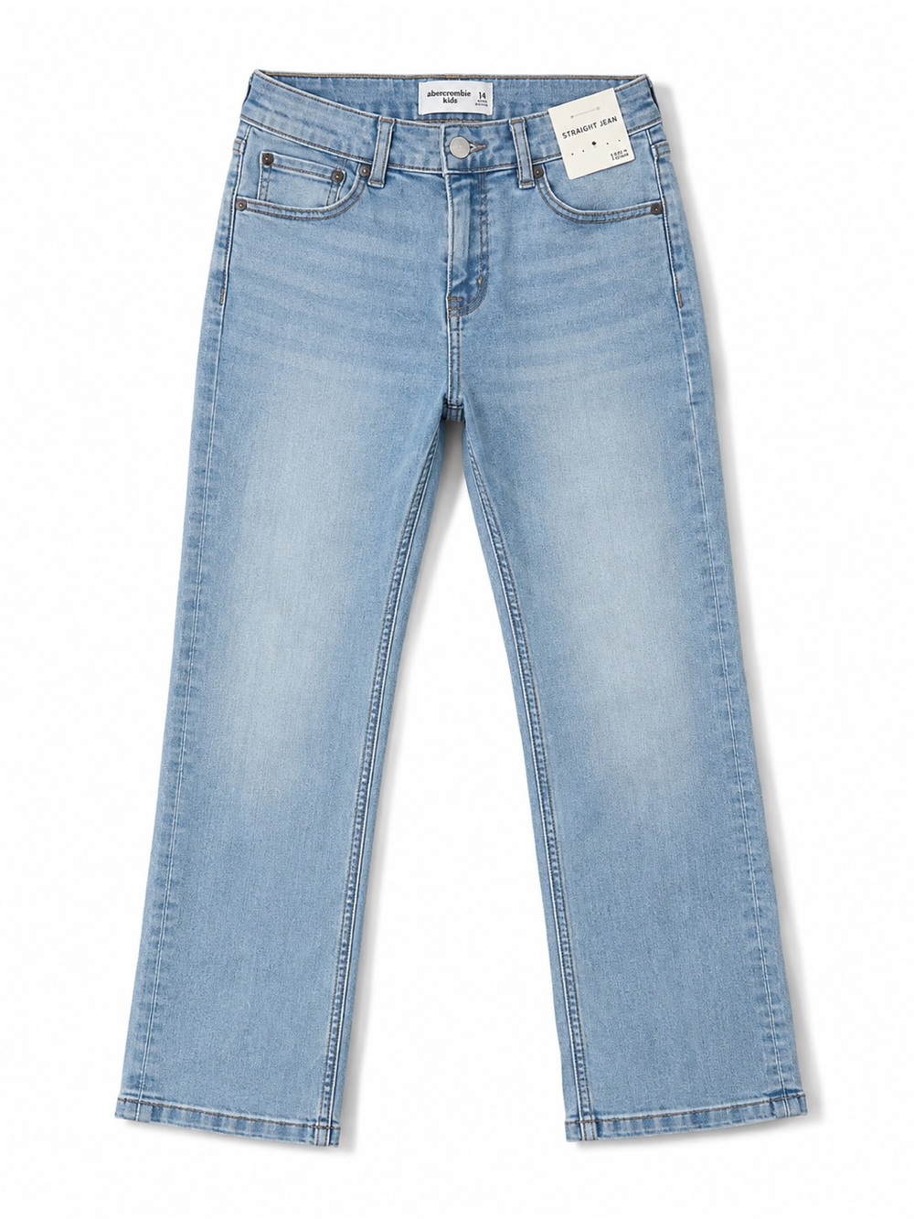 abercrombie kids Light Blue Straight Jeans